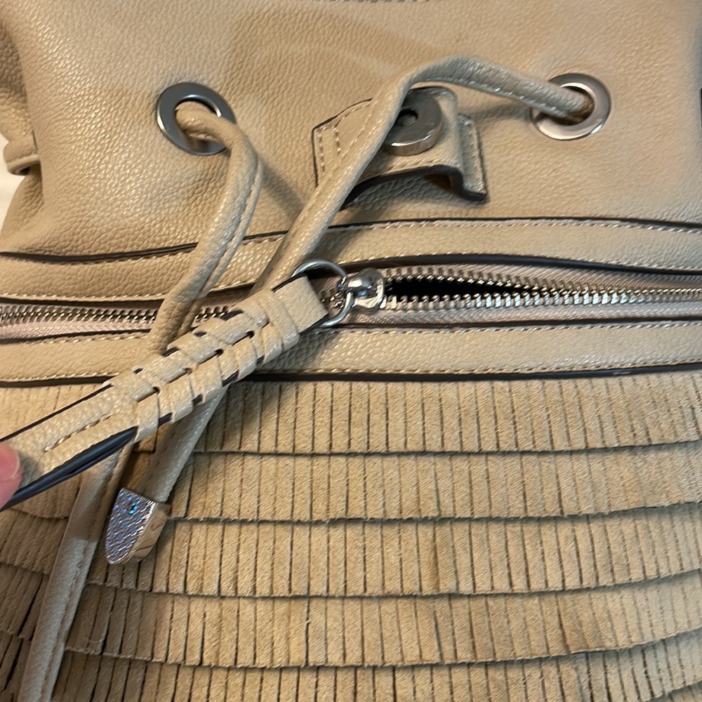 Beige Mini Backpack - image 7